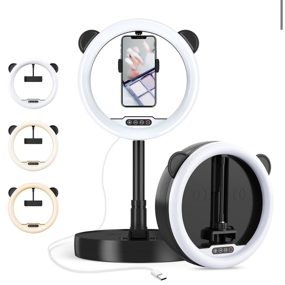 Ring light with cell phone holder 10 inch New in Box